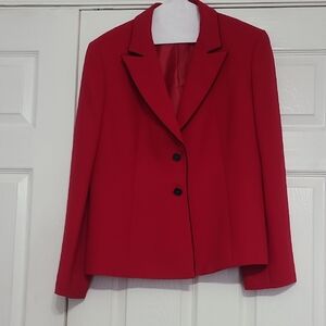 Vibrant Red Women's Blazer